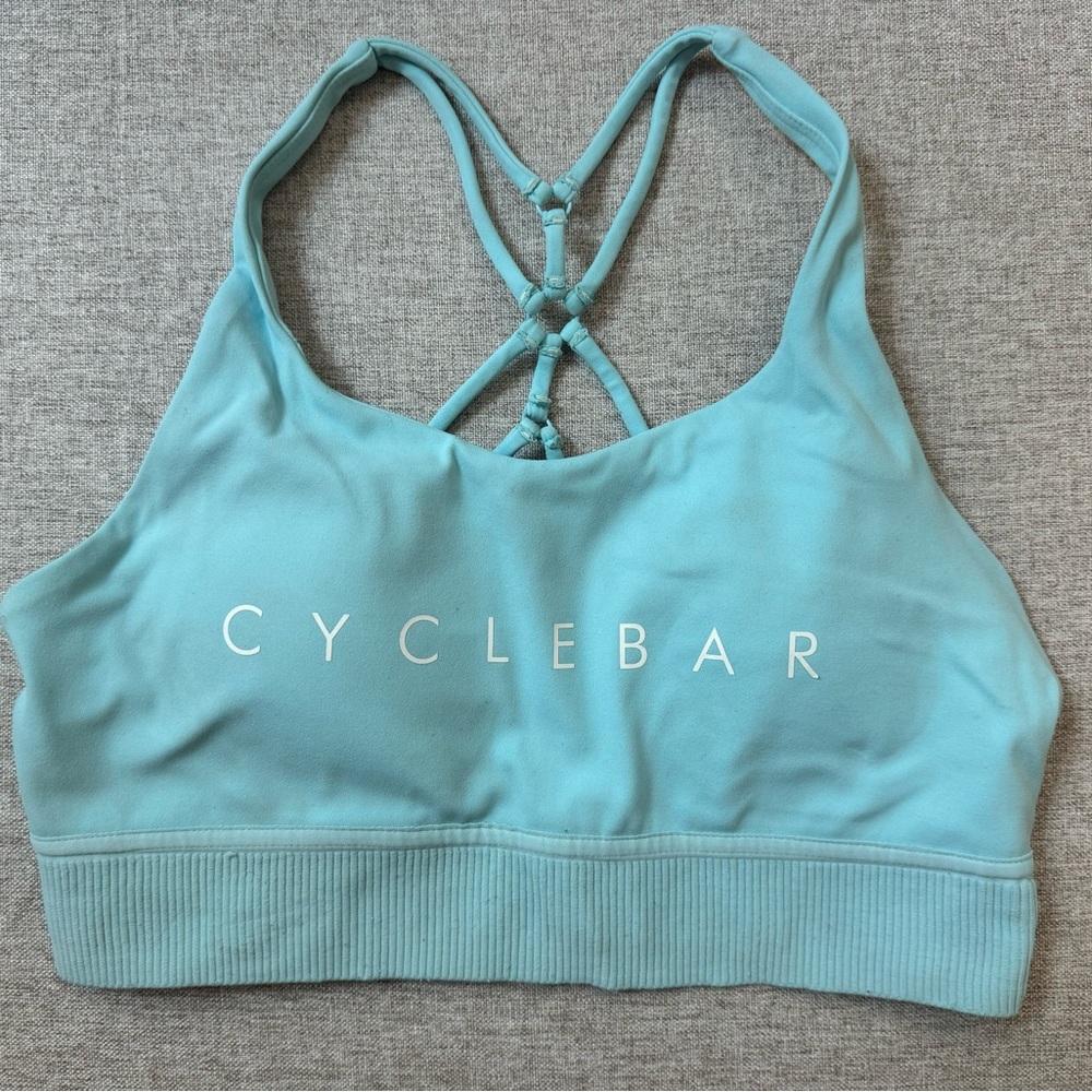 CycleBar Women's Blue Sports Bra